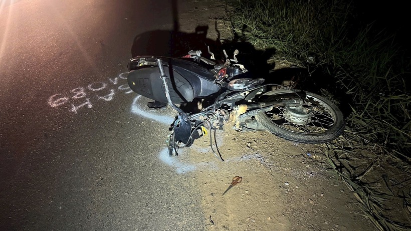 Vụ tai nạn khiến một người đàn ông tử vong. Ảnh: Báo Bình Thuận