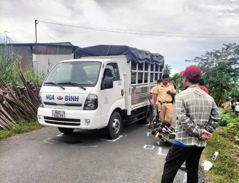 Vụ tai nạn giao thông khiến nữ sinh 15 tuổi tử vong ở Vĩnh Long xảy ra ngày 4/9/2024. Ảnh: Vietnamnet