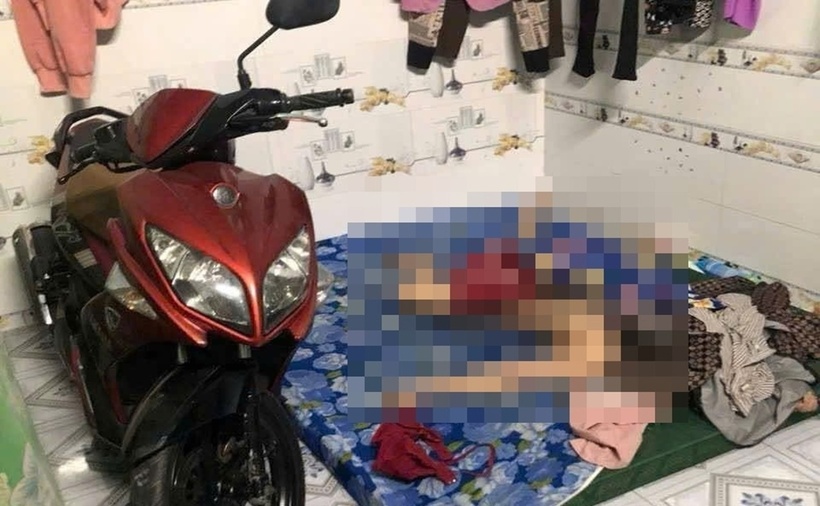 Hiện trường vụ phát hiện nữ chủ quán cà phê tử vong. (Ảnh: VOV)