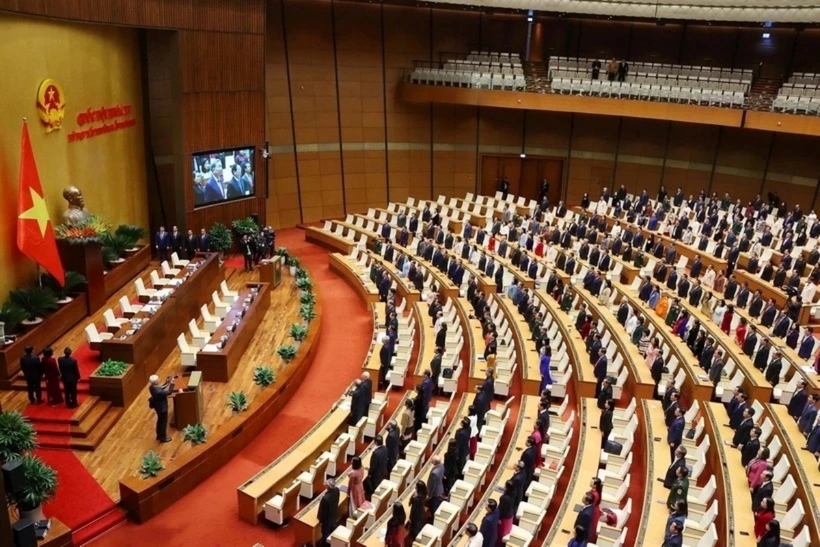 Quang cảnh Kỳ họp bất thường lần thứ 9, Quốc hội khóa XV. Ảnh: TTXVN