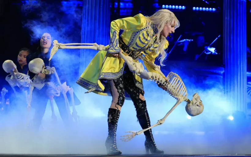 Lady Gaga trong một buổi biểu diễn. Ảnh: Telegraph
