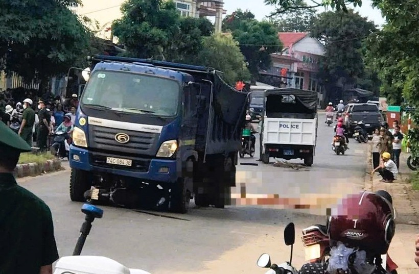 Hiện trường vụ tai nạn. Ảnh: Báo Xây dựng