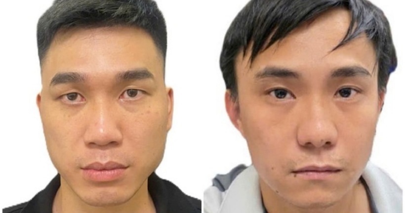 Hai đối tượng Nguyễn Việt Duy và Nguyễn Trung Hiếu. (Ảnh: ANTĐ)