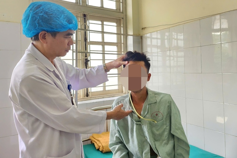 Anh P. dần hồi phục sức khỏe. Ảnh: Báo Công lý.