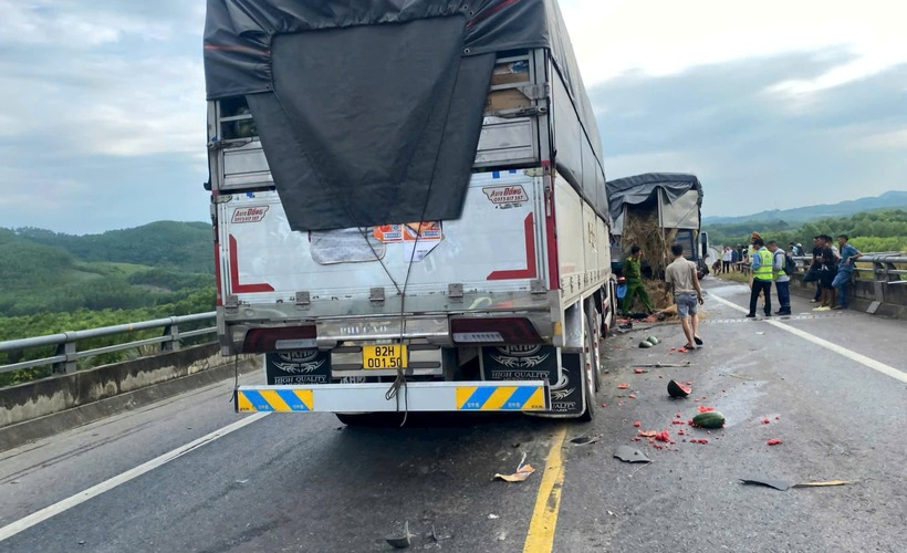 Hiện trường xảy ra vụ tai nạn. Ảnh: Báo Công lý.