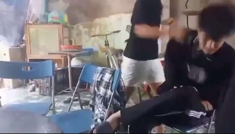 Hình ảnh ghi lại sự việc. Ảnh: Báo Xây dựng