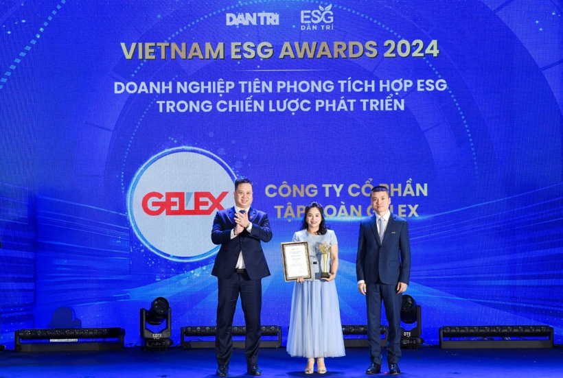 Công ty cổ phần Tập đoàn GELEX nhận danh vị Doanh nghiệp tiên phong tích hợp ESG trong chiến lược phát triển (Ảnh: BTC).