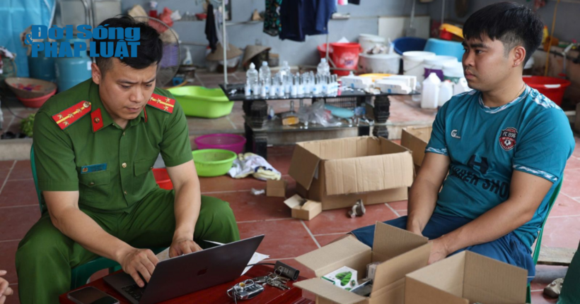 Cơ quan công an làm việc với Nguyễn Văn Khánh