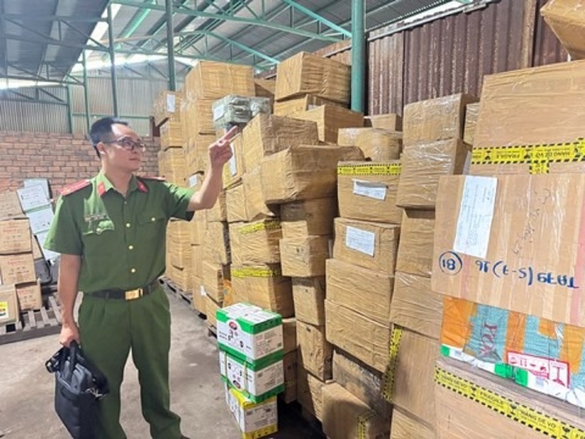 Tang vật vụ án. Ảnh: Công an TP.HCM