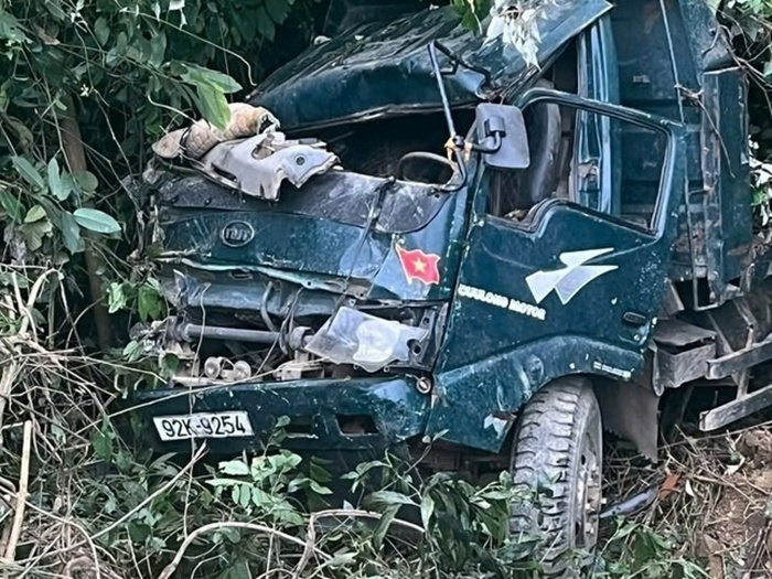 Hiện trường xảy ra vụ tai nạn. Ảnh: Báo Tiền phong.