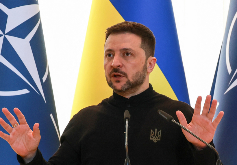 Tổng thống Ukraine Volodymyr Zelensky. Ảnh: Reuters