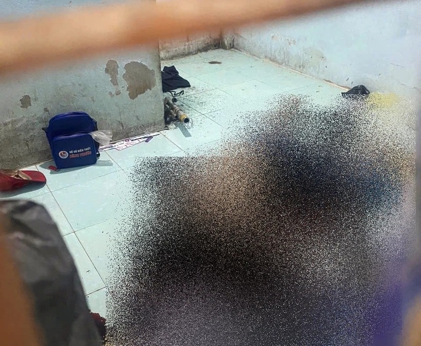 Hiện trường vụ việc. Ảnh: PLO