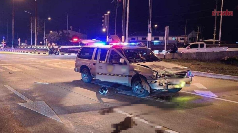 Xe cứu thương không chở bệnh nhân vượt đèn đỏ gây tai nạn, khiến một phụ nữ tử vong tại Thái Lan - 1