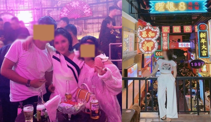 Ảnh ăn chơi của kiều nữ V.T