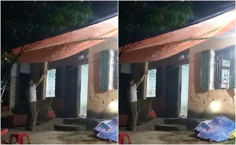 Căn nhà tại xã Bính Xá, huyện Đình Lập, nơi phát hiện thi thể nạn nhân. (Ảnh: Lao động)