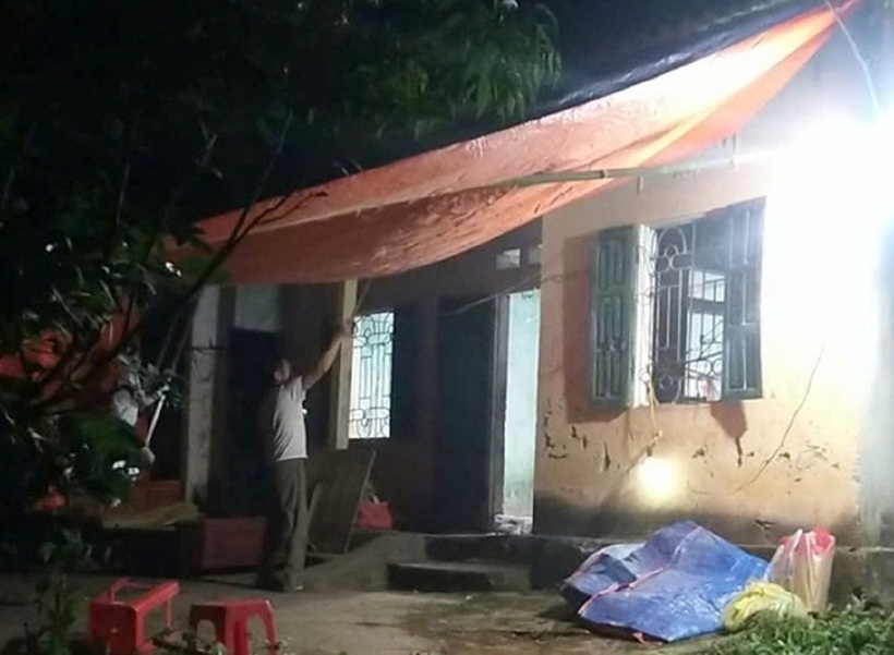 Căn nhà nơi phát hiện thi thể ông Đ. Ảnh: Lao động