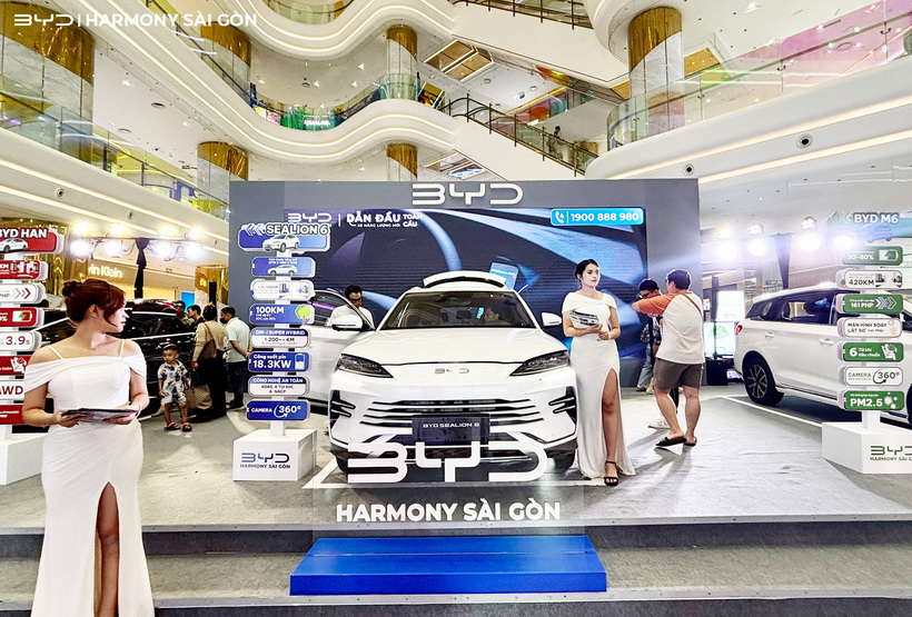 BYD Harmony Sài Gòn mang đến không gian trải nghiệm đẳng cấp các dòng xe BYD tại Thiso Mall Sala - 1