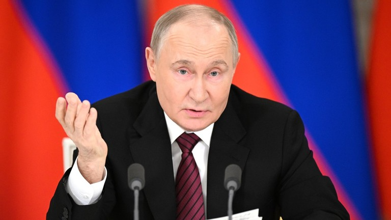 Tổng thống Nga Vladimir Putin. Ảnh: RT