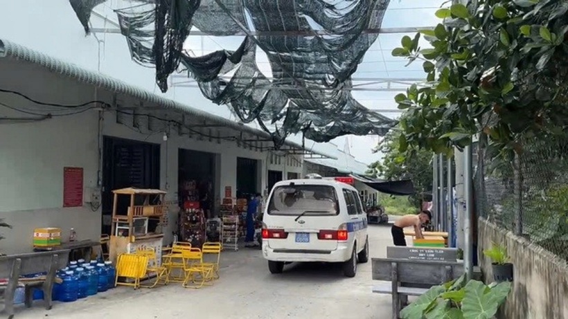 Hiện trường vụ án mạng. Ảnh: Người lao động