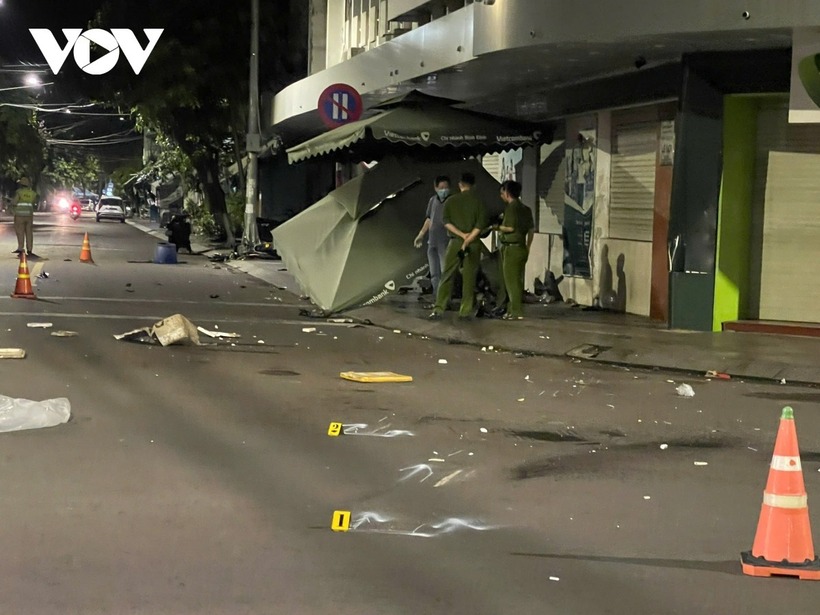 Hiện trường xảy ra vụ tai nạn. Ảnh: VOV.