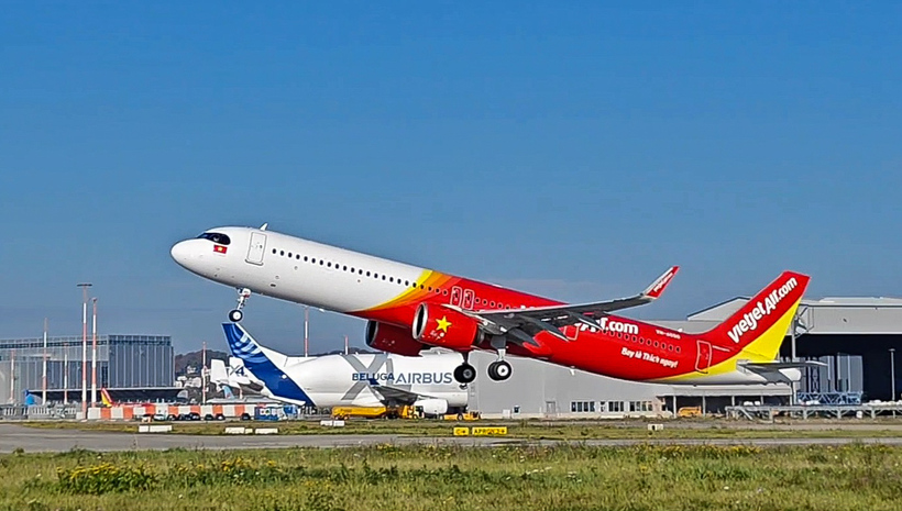 Vietjet hoàn thành mục tiêu nhận tàu bay mới trong năm 2024 (ảnh: T.L)