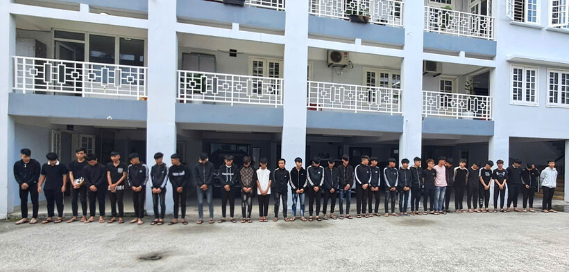 Nhóm đối tượng bị khởi tố. Ảnh: Vietnamnet