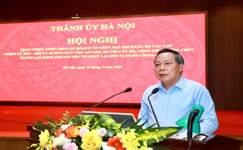 Phó Bí thư Thường trực Thành ủy Hà Nội Nguyễn Văn Phong. (Ảnh: PLO)