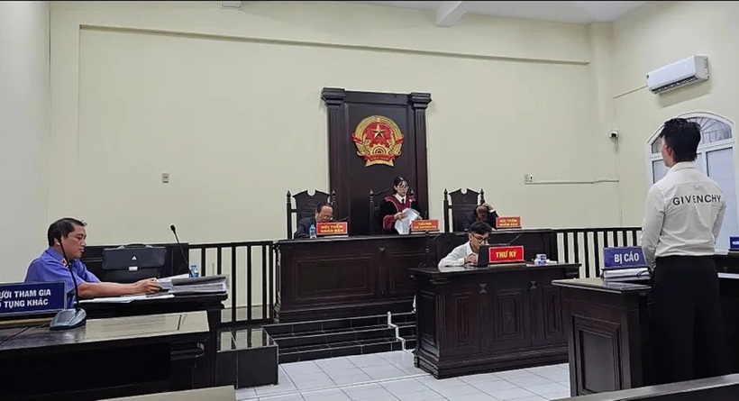 HĐXX tuyên án đối với bị cáo Ngô Đình Cao Nguyên. Ảnh: Pháp luật TP.HCM