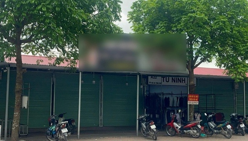 Tiểu thương chợ vải Ninh Hiệp đồng loạt đóng cửa, ngừng kinh doanh (Ảnh: Thanh Niên).