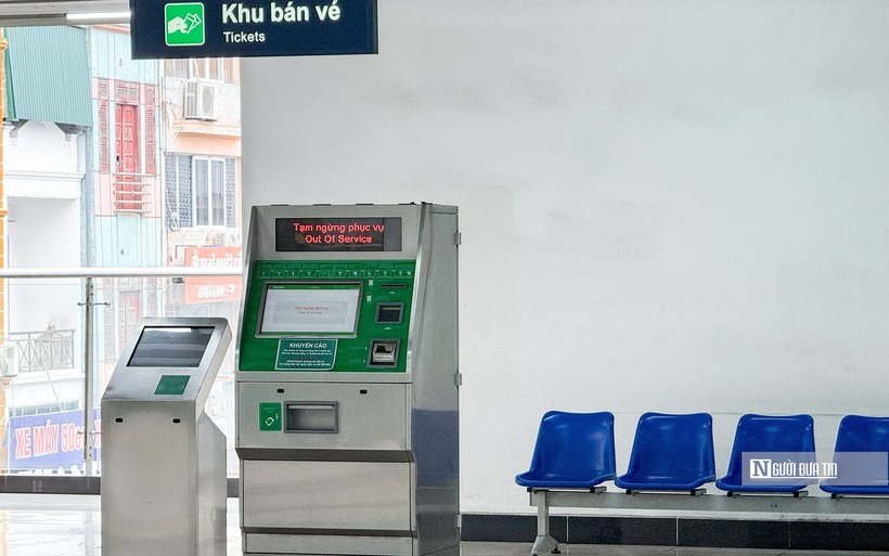 Hệ thống máy bán vé tự động thường xuyên gặp lỗi.