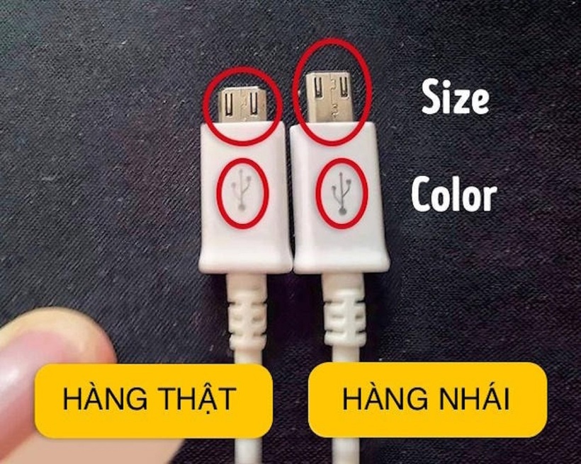 Dù công nghệ làm giả có tinh vi, đồ giả vẫn không thể có chất lượng máy móc tốt như hàng thật.