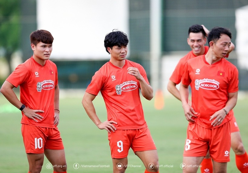 Nguyễn Công Phượng bị chấn thương bàn chân và sẽ không kịp bình phục để tham gia trận đấu vòng loại Asian Cup 2027 cùng đội tuyển Việt Nam đối đầu Malaysia. Ảnh: VFF.