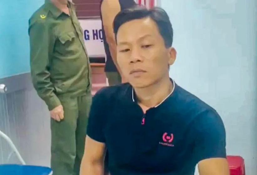 Nguyễn Chí Minh tại cơ quan công an.