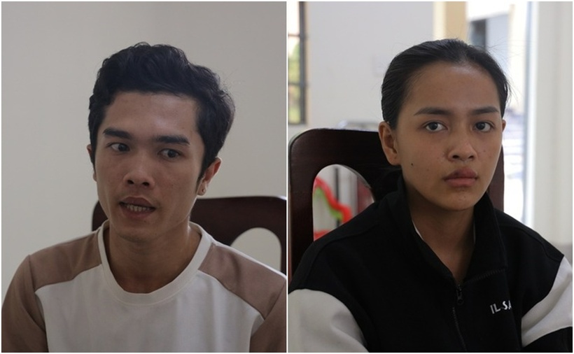 Đối tượng Nguyễn Văn Tâm và Nguyễn Ái Vi. (Ảnh: Cơ quan công an)