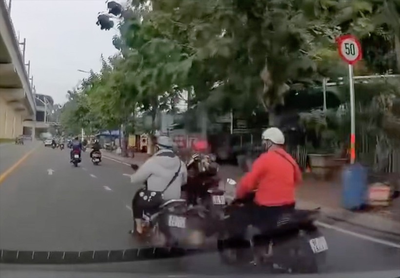 Hình ảnh ghi lại sự việc. Ảnh: Vietnamnet.