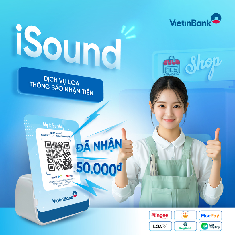Ting ting tiền về - Loa liền thông báo: Trải nghiệm mới từ VietinBank - 1