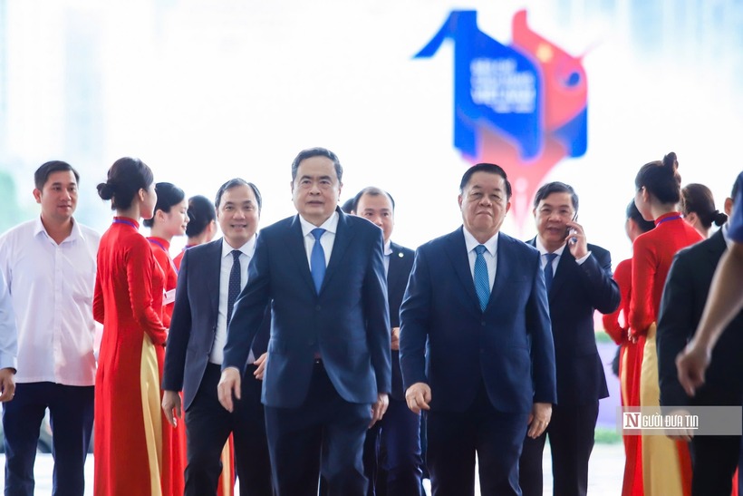 Chủ tịch Quốc hội Trần Thanh Mẫn tới dự Lễ Kỷ niệm.