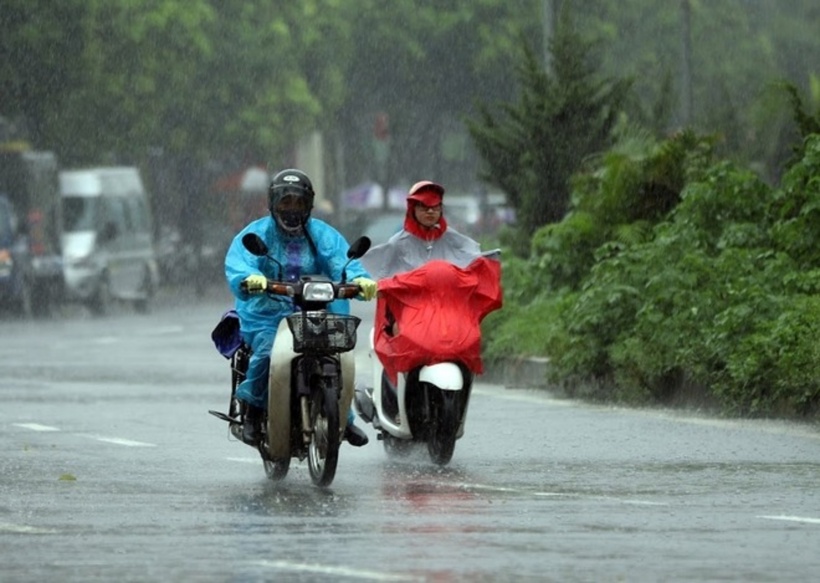 Miền Bắc sẽ tiếp tục có mưa vừa, mưa to và dông. Trong mưa dông có khả năng xảy ra lốc, sét, mưa đá và gió giật mạnh. Ảnh minh hoạ.