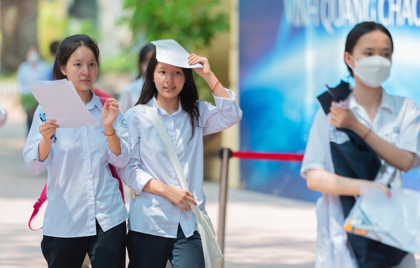 Thí sinh dự thi tốt nghiệp THPT 2025