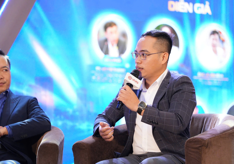 Ông Mai Văn Tuyển, Giám đốc Công nghệ Meey Group chia sẻ tại Tọa đàm Môi giới bất động sản trước thế trận mới – Đổi chiến lược, dẫn cuộc chơi.