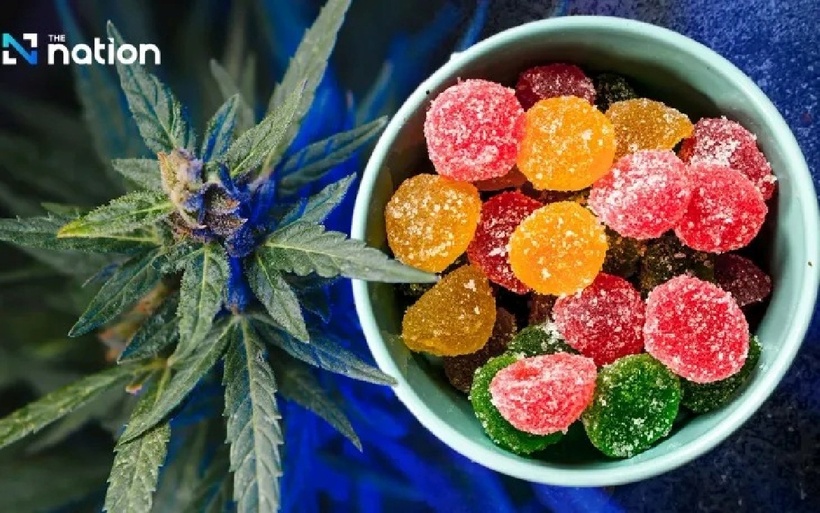 Bé gái 2 tuổi ở Thái Lan nhập viện cấp cứu do ăn phải kẹo chứa cần sa. Ảnh minh họa: The Nation.