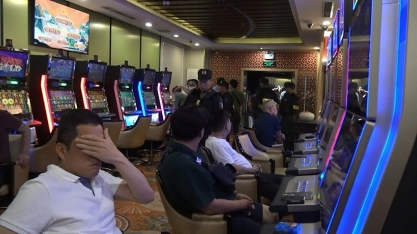 Bên trong sòng bạc King Club. Ảnh: Tuổi Trẻ