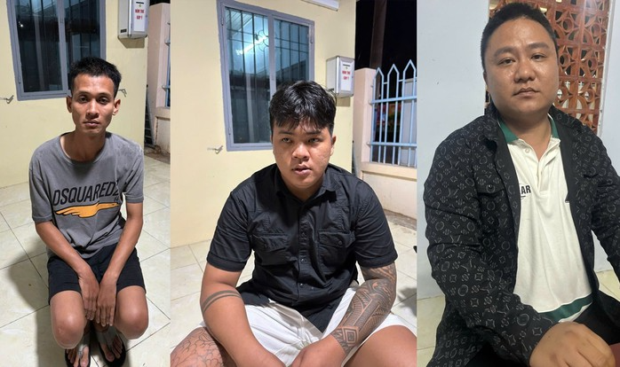 3 nghi phạm bị bắt liên quan đến vụ hành hung học sinh cấp 2. Ảnh: NLĐ
