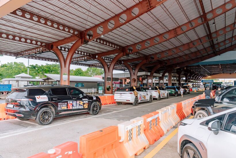 Đoàn xe VinFast VF 9 “phượt” Đông Nam Á: Xe điện Việt tự tin băng đèo, vượt đường đá hộc, thẳng tiến Thái Lan - 6