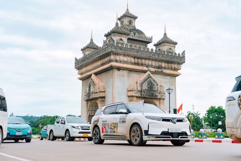 Đoàn xe VinFast VF 9 “phượt” Đông Nam Á: Xe điện Việt tự tin băng đèo, vượt đường đá hộc, thẳng tiến Thái Lan - 7