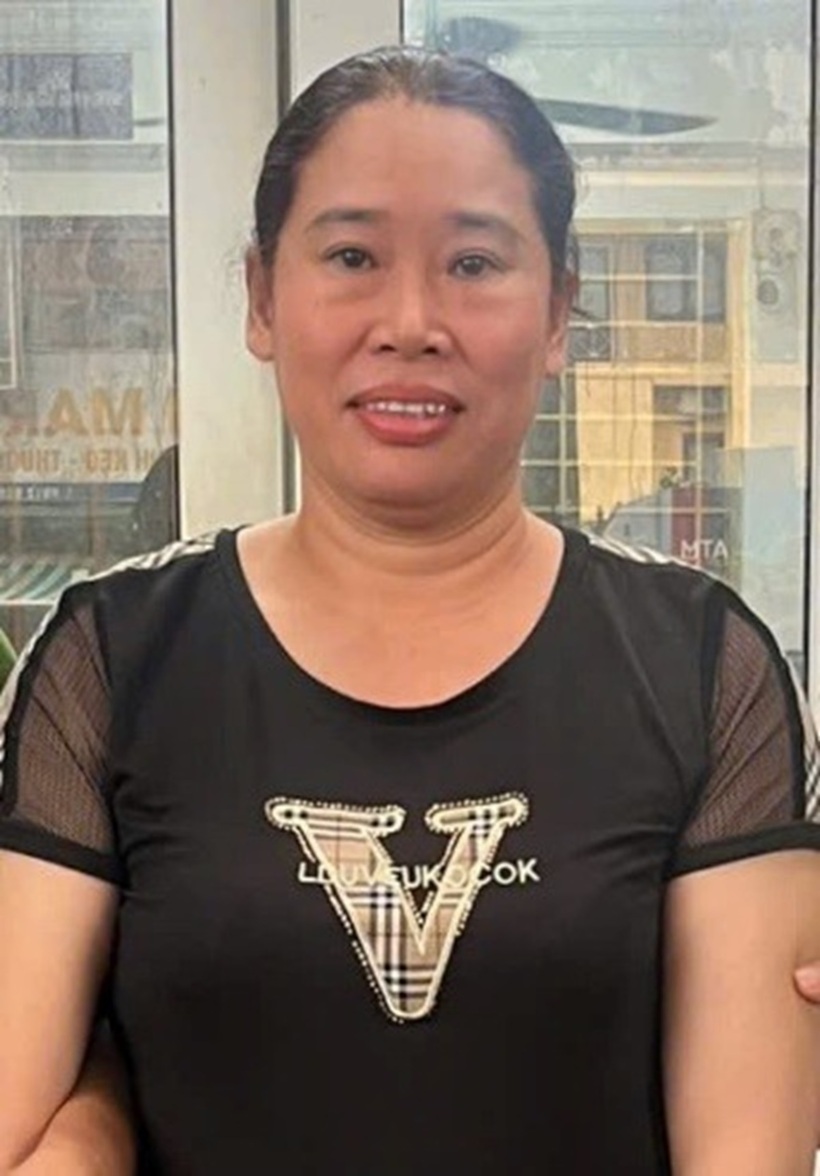 Đoàn Thị Mai bị công an bắt giữ. Ảnh: Công an TP.Hà Nội