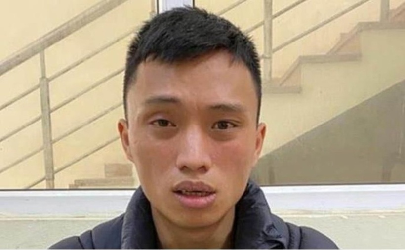 Quách Văn Nam thời điểm bị bắt sau khi gây án. (Ảnh: Tiền phong)