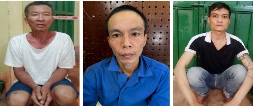 3 đối tượng bị bắt giữ. Ảnh: Pháp Luật TP.HCM