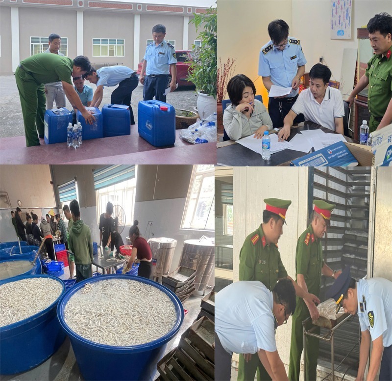 Hơn 13 tấn chân gà không rõ nguồn gốc chuẩn bị tuồn ra thị trường. Ảnh: Báo Xây dựng.