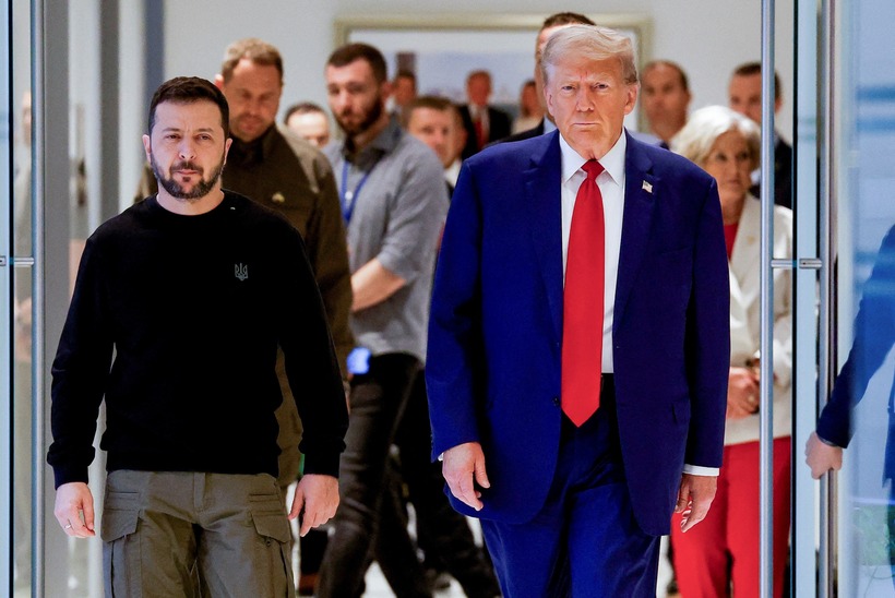 Ông Zelensky mới đây đã có cuộc điện đàm với ông Trump. Ảnh: Reuters